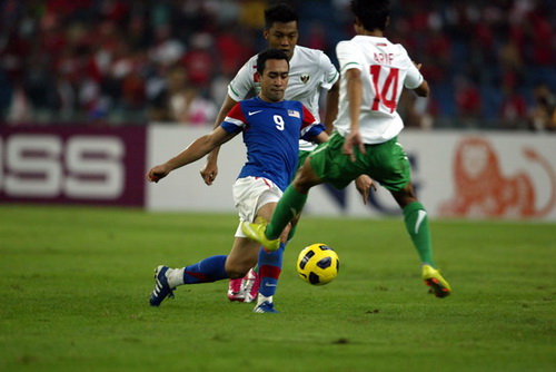 Tiền đạo Norshahrul Idlan Talaha của đội tuyển Malaysia
