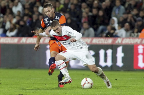 PSG bị Montpellier cầm hòa 1-1 tại Ligue 1