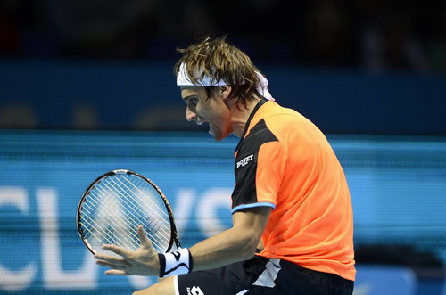 David Ferrer thắng Juan Martin Del Potro tại ATP World Tour Finals 2012