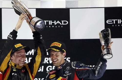 Kimi Raikkonen chiến thắng tại Abu Dhabi Grand Prix 2012