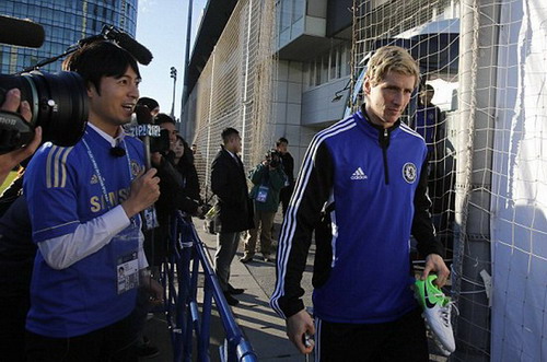 Tiền đạo Fernando Torres của Chelsea