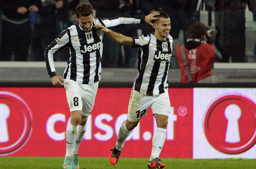Juventus thắng Cagliari 1-0 ở Cúp quốc gia Ý
