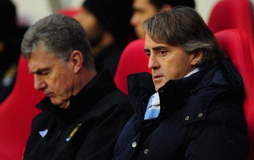 HLV Roberto Mancini của Man City