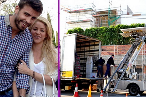 Shakira và Gerard Pique dọn về nhà mới