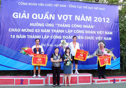 Chung kết giải quần vợt Công đoàn viên chức Việt Nam