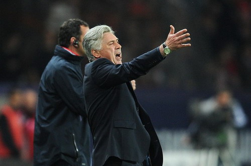HLV Carlo Ancelotti không thể giúp PSG vô địch