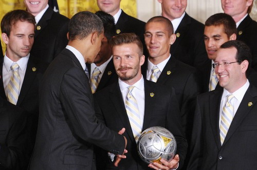 Tổng thống Barack Obama và David Beckham