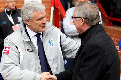 HLV Ferguson nhờ học trò cũ, Mark Hughes đánh bại Man City