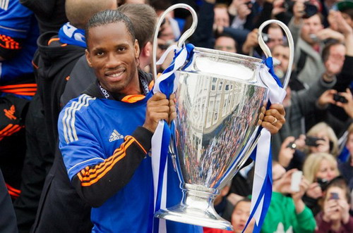 Didier Drogba cùng Chelsea vô địch Champions League
