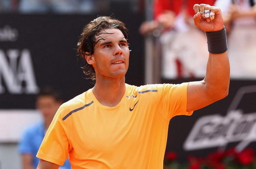 Rafael Nadal vượt qua Tomas Berdych ở tứ kết Rome Masters 2012