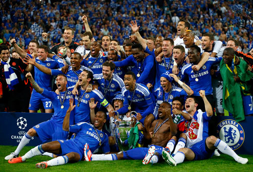Chelsea đã trở thành đội bóng thứ 22 được khắc tên trên chiếc Cúp C1/Champions League - Ảnh: AFP