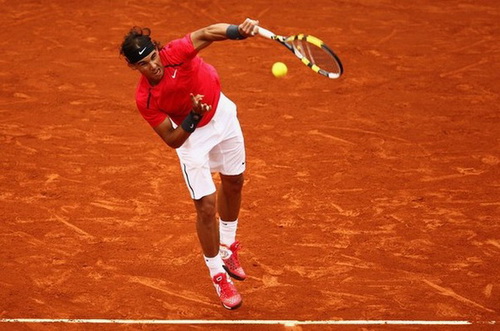 Rafael Nadal thẳng tiến vào tứ kết Roland Garros 2012