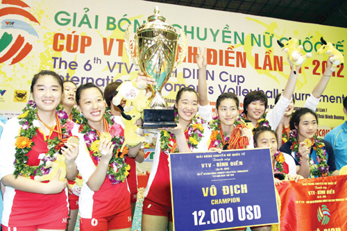 Giang Tô từng vô địch Cúp VTV Bình Điền hồi đầu năm sẽ là thách thức lớn cho tuyển nữ VN - Ảnh: Khả Hòa