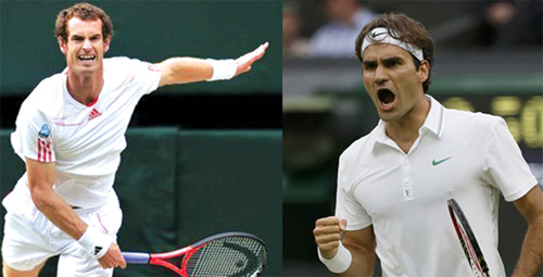 Andy Murray và Roger Federer, ai sẽ làm nên lịch sử ? - Ảnh: AFP, REUTERS