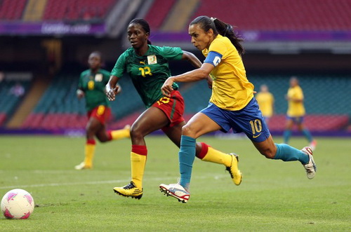 Tuyển nữ Brazil đánh bại Cameroon 5-0