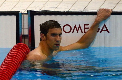 Michael Phelps thất bại ở nội dung bơi 400m hỗn hợp dành cho nam