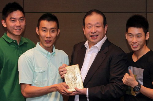 Lee Chong Wei sẽ nhận được thỏi vàng trị giá 630 ngàn đô-la Mỹ nếu giành HCV Olympic 2012