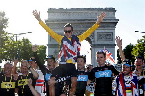 Bradley Wiggins tạo nên lịch sử ở Tour de France 2012