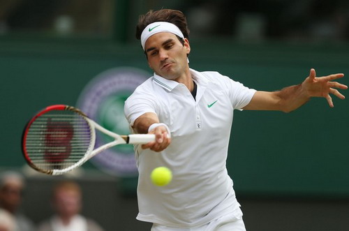 Roger Federer có mặt ở bán kết Wimbledon 2012