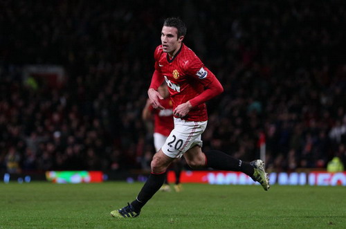 Tiền đạo Robin Van Persie của M.U