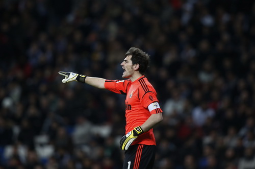 Thủ môn Iker Casillas của Real Madrid