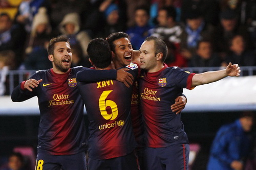 Barcelona thắng Malaga 3-1 tại La Liga
