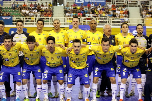 Đội hình tuyển futsal Brazil vô địch giải futsal quốc tế TP.HCM 2013