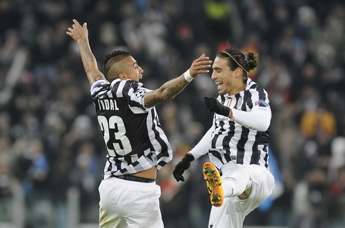 Vidal lập hattrick trong trận Juventus thắng Copenhgaen 3-1