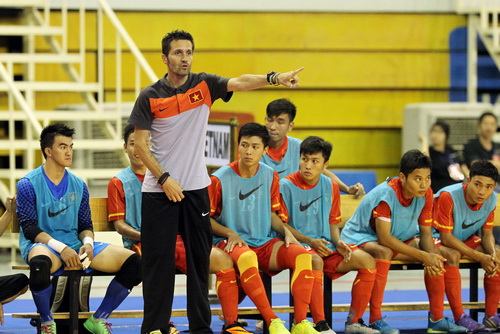 Tuyển futsal Việt Nam đặt mục tiêu giành HCV SEA Games 2013