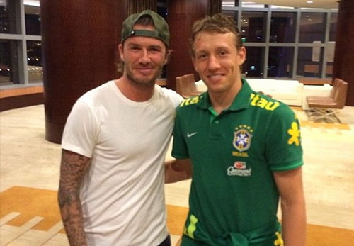 Beckham được tuyển Brazil chào đón nồng nhiệt-3