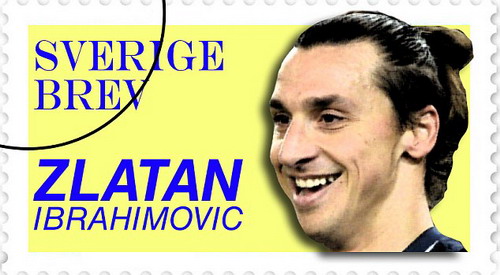 Xuất hiện tem có hình Ibrahimovic