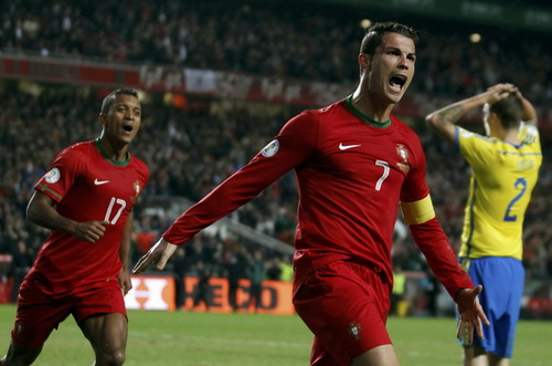 Ronaldo ghi bàn, Bồ Đào Nha thắng sít sao Thụy Điển-2