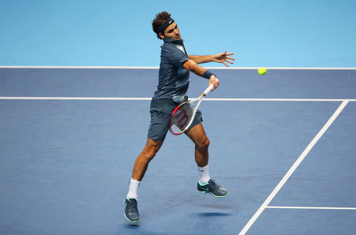 Federer lần thứ 11 vào bán kết giải ATP World Tours Finals-2
