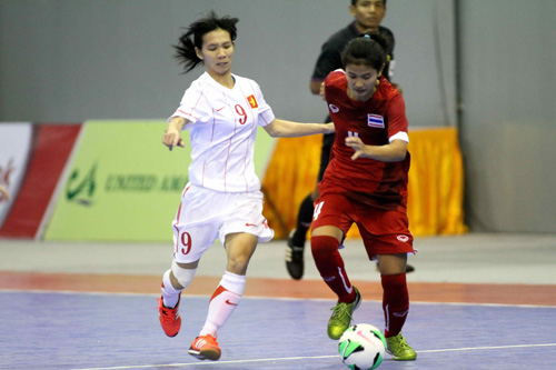 Futsal nữ VN cần có kế hoạch phát triển để rút ngắn khoảng cách với Thái Lan