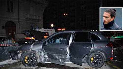 Hậu vệ Juventus bị tai nạn giao thông