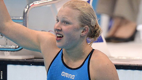 Meilutyte trên đường trở thành nữ siêu kình ngư mới của làng bơi lội thế giới -d