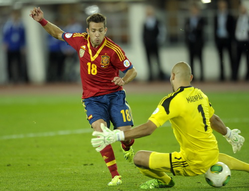 Tuyển Tây Ban Nha đánh bại Phần Lan với tỷ số 2-0 ở vòng loại World Cup 2014