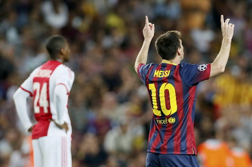 Barcelona đè bẹp Ajax, Messi lại lập kỷ lục ở Champions League-2