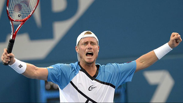Niềm vui chiến thắng của Hewitt  - ảnh: AFP