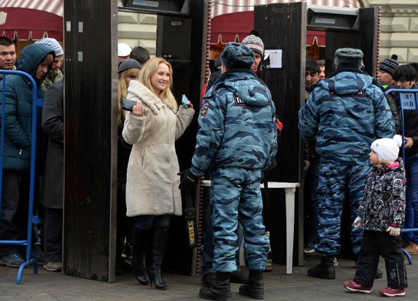 An ninh ở thành phố Sochi được siết chặt - Ảnh: AFP