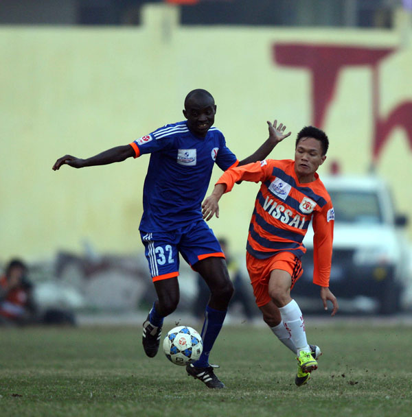 Than Quảng Ninh đã có chiến thắng ấn tượng trên sân Ninh Bình -  Ảnh: Ngô Nguyễn