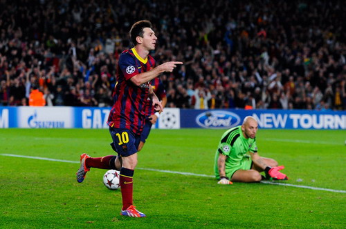 Tiền đạo Lionel Messi cũng có khả năng giành Quả bóng vàng 2013