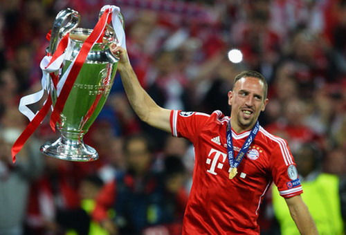 Franck Ribery giành 4 danh hiệu cùng Bayern Munich