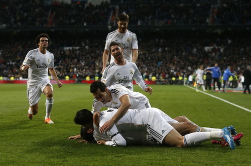 Real Madrid thắng Atletico Madrid 3-0 tại lượt đi Cúp Nhà vua
