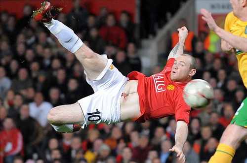 Tiền đạo Wayne Rooney của M.U