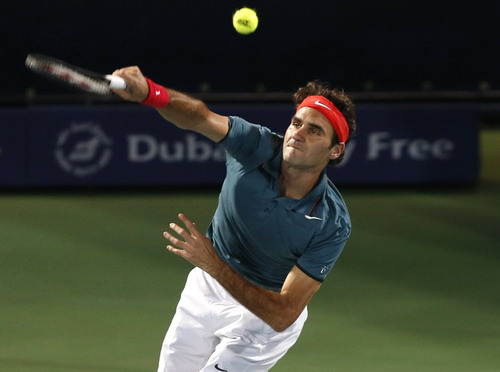 Federer dễ dàng vượt qua vòng 1 giải Dubai