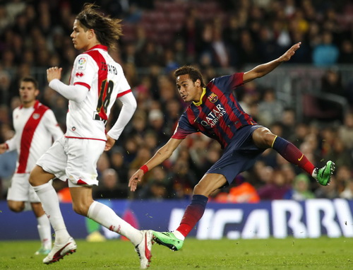 Neymar ghi bàn ấn định chiến thắng 6-0 của Barcelona trước Rayo Vallecano