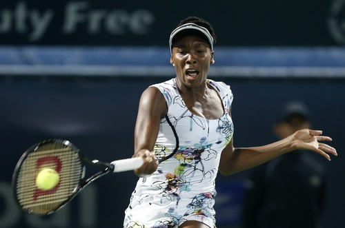 Venus Williams lần thứ 3 đăng quang giải Dubai