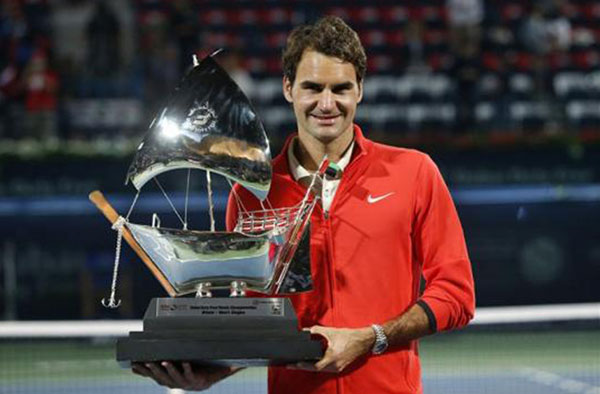 Federer 6 lần vô địch Dubai