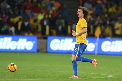 Trung vệ David Luiz của Chelsea và tuyển Brazil
